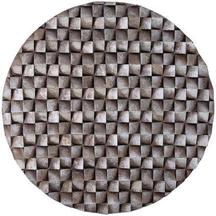 PTMD Wandpaneel Zoaya - 90x3x90 cm - Hout - Brons