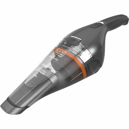 Draadloze handstofzuiger BLACK+DECKER NVC220WC-QW Dustbuster Lithium 7,2V 15,5 AirWatts 385 ml Metallicgrijs