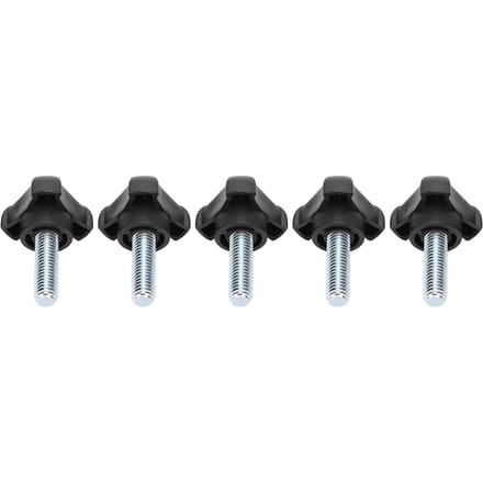 5 stuks Plastic Driehoekige Kop Handvat Schroefknop Aandraaischroef Set Accessoire M10 30mm