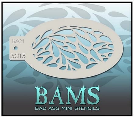 Bad Ass BAM - Schmink Sjabloon - stencil 3013