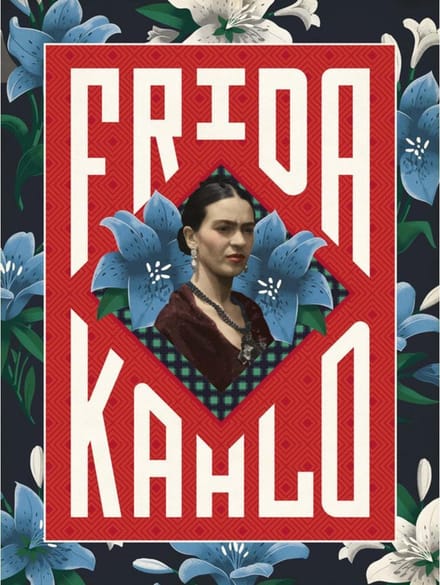 Frida Kahlo Art Print Frida Kahlo rood