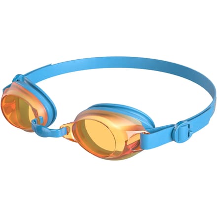 Speedo Jet Junior Blauw/Oranje Unisex Zwembril - Maat One Size