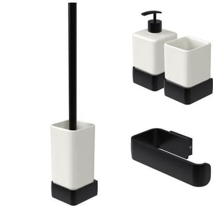 Haceka aline mat zwart, set compleet