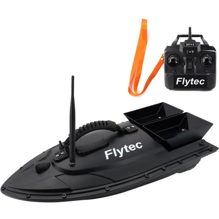 Flytec 2011-5 Fishfinder 1,5 kg Laden Afstandsbediening Visaas Boot RC Boot KIT Versie DIY EU zwart