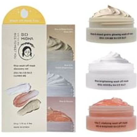 MIDHA - Rice Wash-off Mask Discovery Set 3 pcs