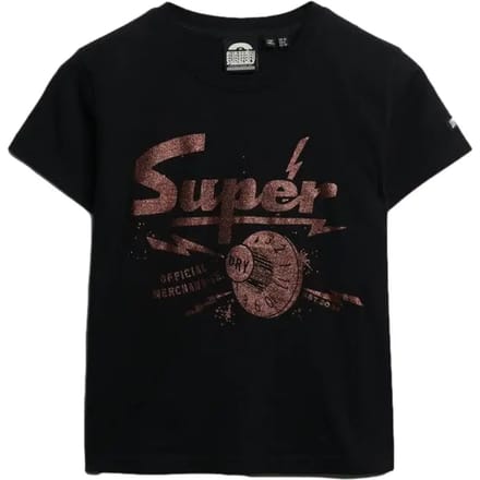 Superdry - Band Merch Aansluitend T-shirt - Dames - T-shirts