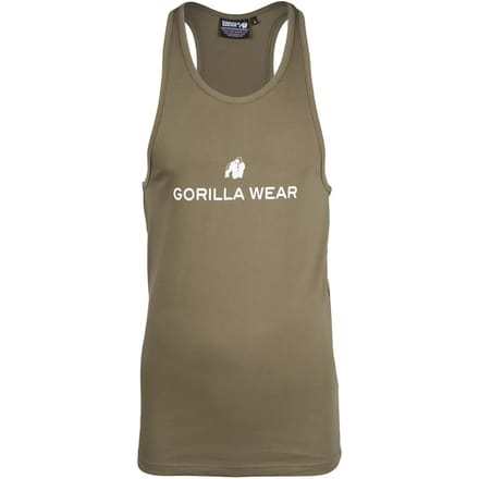Gorilla Wear Carter Stretch Tank Top - Legergroen - S