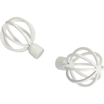 Decomode Eindkop Cage Antraciet 20mm 2x