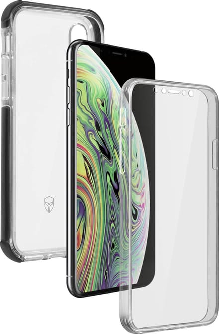 Force Case, Hoesje geschikt voor iPhone XS Max - Urban Full-body Semi-hardcase, Transparant