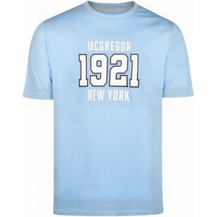 McGregor T-shirt Sky Blue Größe: S | Bedruckte T-Shirts Outlet | Herren | Blau