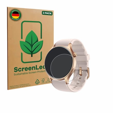 2 Stuks Screenprotector voor aeac AR01 1.32" - Hoogwaardige Beschermfolie transparant