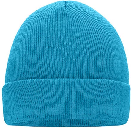 Myrtle Beach 'Knitted Cap' Beanie Aqua/Blauw
