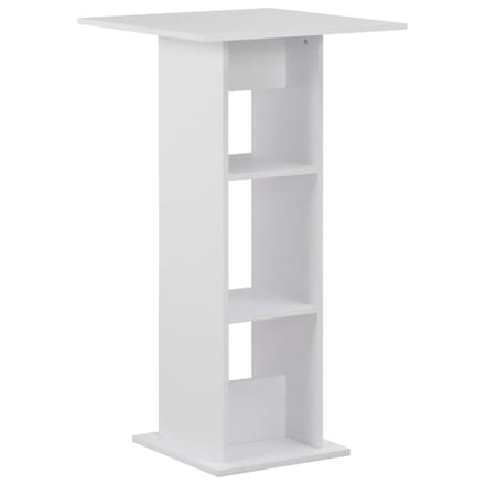 vidaXL - Bartafel - 60x60x110 - cm - wit