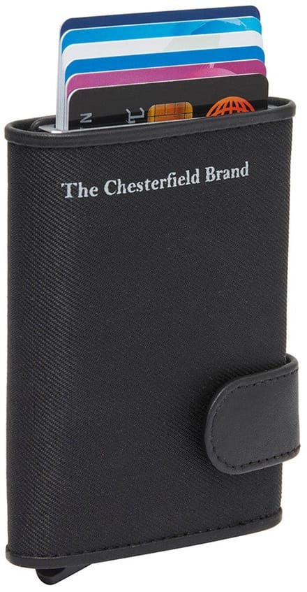 The Chesterfield Brand - Leren Pasjeshouder Zwart Delsbo