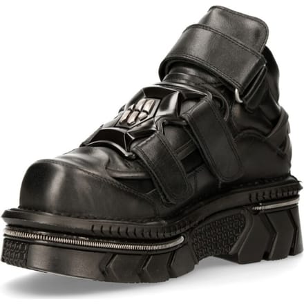 New Rock - Gothic Laars - M-285-S53 ITALI NEGRO - EU36 tot EU46 - zwart