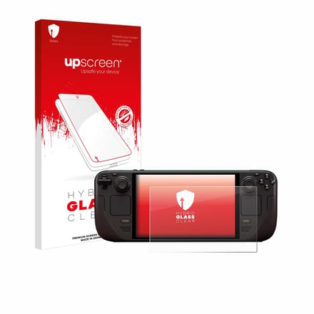 upscreen - Screenprotector voor Valve Steam Deck OLED - Folie Beschermfolie Beschermglas transparant