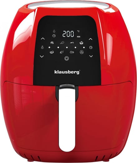 Klausberg KB-7571 - Heteluchtfriteuse - 1800W - 7,7L - Rood