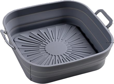 Opvouwbare vierkante Airfryer siliconen mal 17,5 cm