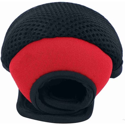 Sac de moulinet de pêche à lancer léger, imperméable et respirant, avec protection pour roue de pêche (rouge) red