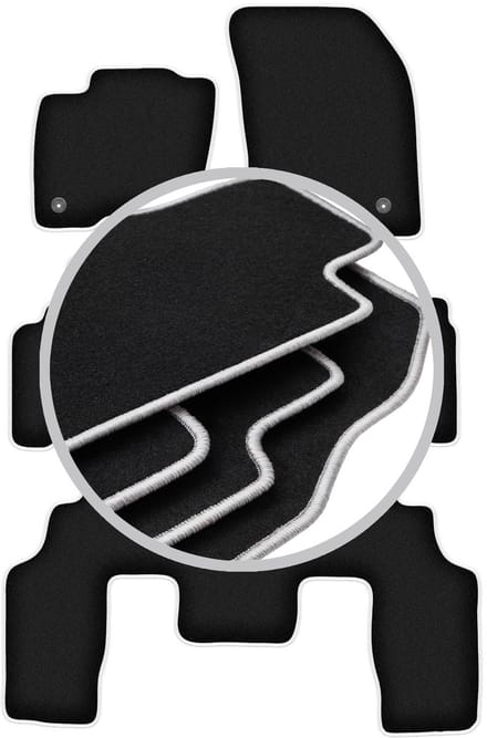 CARLUX-SILVER automatten voor: Ford S-MAX MK2 minivan (2015-)