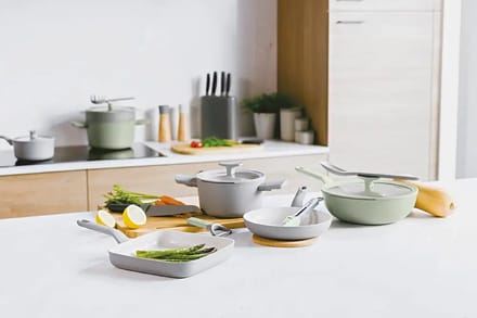 LEO Glazen deksel Balance Sage - Ø 28cm - Groen -