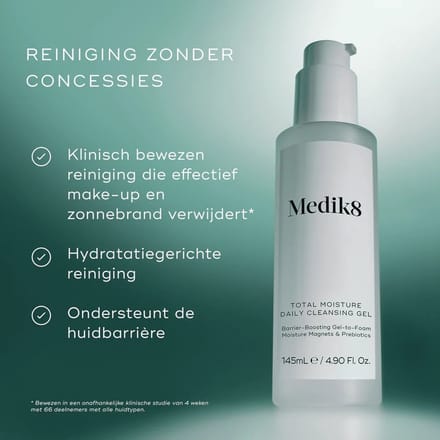 Medik8 – Total Moisture Daily Cleansing Gel – 145 ml