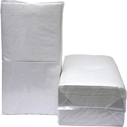 Servetten wit 33x31cm 1laags cellulose 4500st (140233)