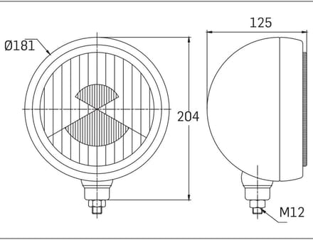 Verstraler - SIM - 3205 - 7.1 - 18.1cm - rvs/chrome - Driving
