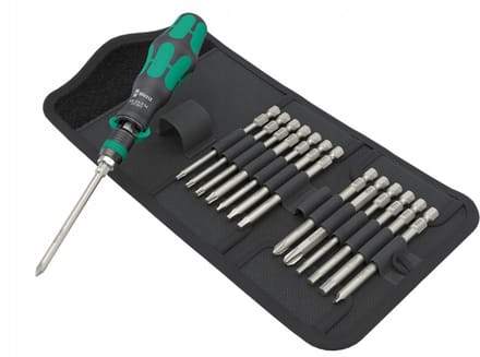 Wera Kraftform Kompakt 838 RA-R M Imperial Set 1 05051066001 Bitset 15-delig Kruiskop Phillips, Kruiskop Pozidriv, Torx, Inbus, Binnen-vierkant...