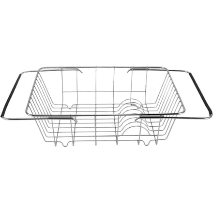 Égouttoir de cuisine rétractable en acier inoxydable polyvalent panier d'égouttage pour évier pour fruits gray