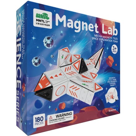 MNTL Magnetische speelgoed Bouwtegels Ruimteverkenning 180-delig A kwaliteit