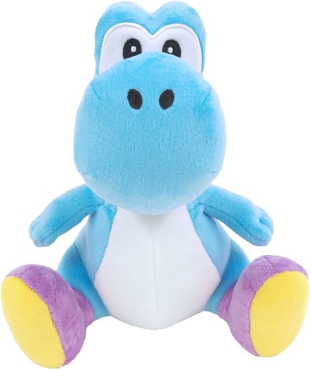 Nintendo Together + Super Mario Bros – Yoshi Licht Blauw Official Licensed knuffel – 20 cm pluche