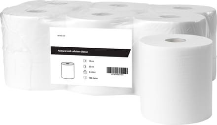 Poetsrol midi cellulose 2laags