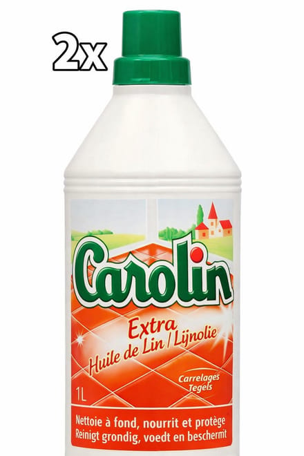 2 x Carolinzeep (groen) 1 Liter met EXTRA lijnolie