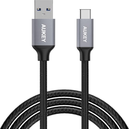 Aukey USB-C kabel CB-CD3 - 2m - Black
