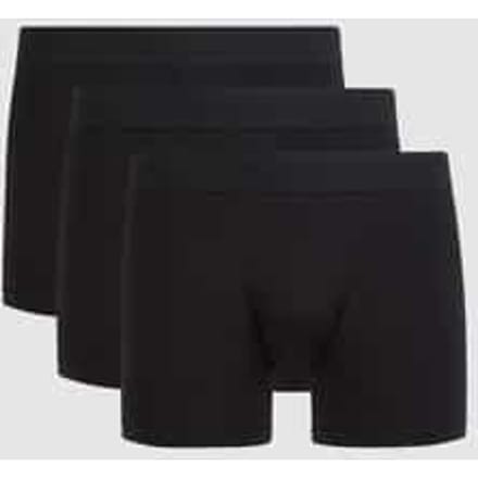 Boxershort met band met label in een set van 3 stuks