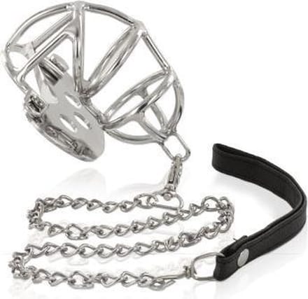 Metal Hard - Metal Chastity Ring With Strap