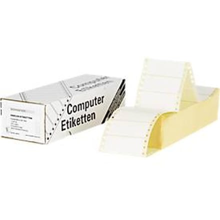 Schäfer Shop Select Ketting-etiketten, 1 rij, 88,9 x 35,7 mm, 4000 stuks