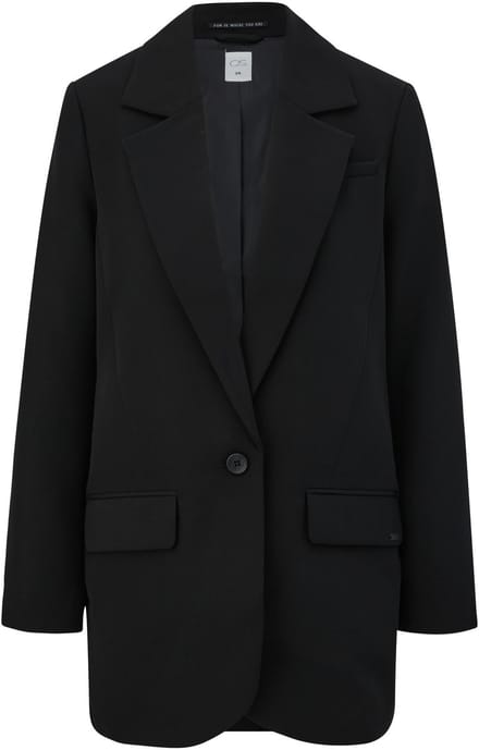 QS - female - Oversized blazer met klepzakken