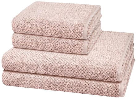 Cawö Sonstiges 2 X handdoek 2 X douchehanddoek - in set 4 pack Pure