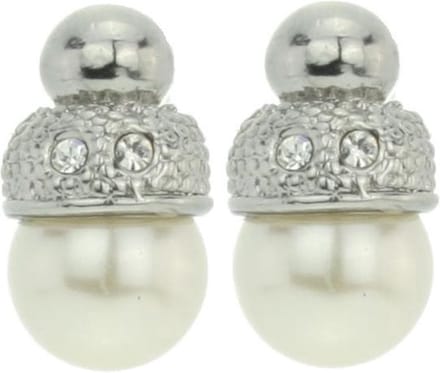 Behave - Oorknopjes met parel en strass - romantisch detail