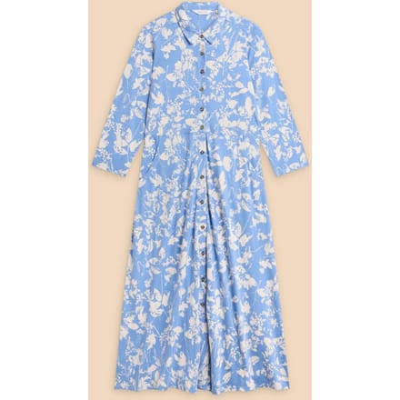 White Stuff Rua Jersey Dress Blue Multi Größe: 8 | Blusenkleider Outlet | Damen | Blau