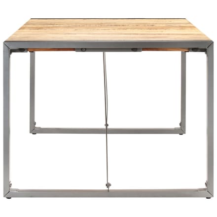 vidaXL - Eettafel - 200x100x75 - cm - massief - ruw - mangohout