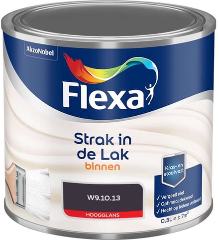 Flexa - Strak In De Lak Binnenlak Hoogglans - W9.10.13 - Mengverf - 500 Ml