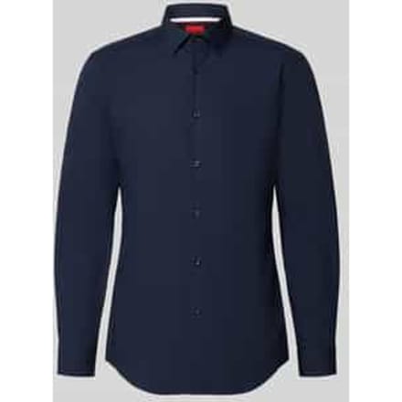 slim fit zakelijk overhemd van puur katoen model 'KOEY'