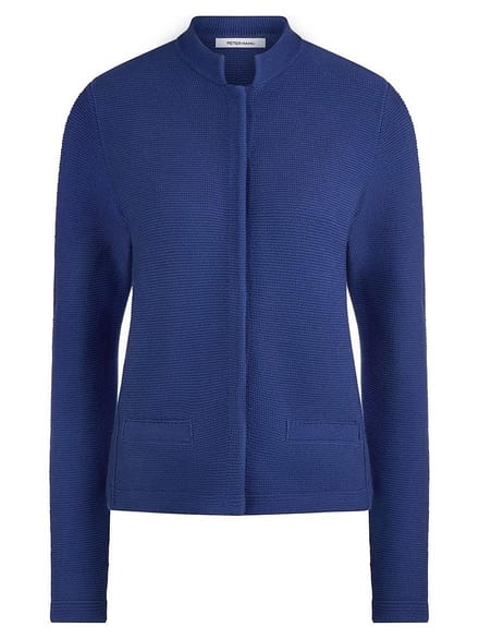 Vest 100% SUPIMA®-katoen Van Peter Hahn blauw