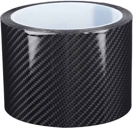 Dailygoods- Autokantenschutz - Zwarte Carbon-Schutzfolie