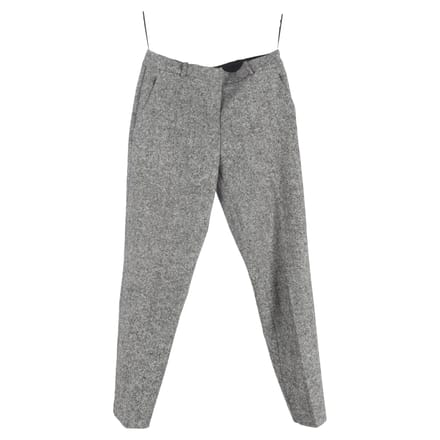 Stella McCartney taps toelopende broek van grijze wol