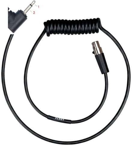 3M Peltor FL6BS LiteCom kabel 2-polig 2,5mm mono voor headset