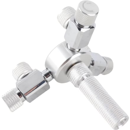 Répartiteur CO2 pour aquarium, régulateur, distributeur, vanne de réglage fin à aiguille pour régulateur CO2 3 Way Outlets